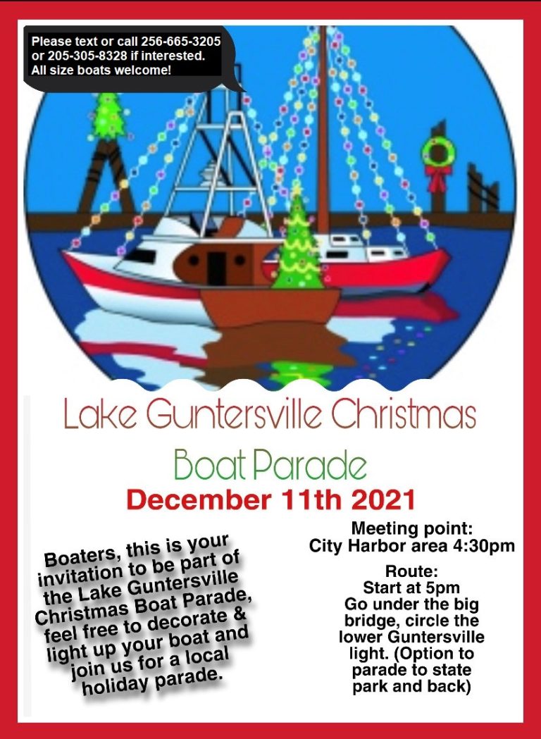 Christmas Boat Parade on Lake Guntersville Lake Guntersville Chamber